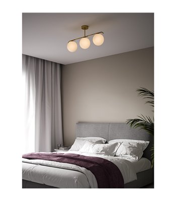 Nordlux Grant messing 3 spot loftlampe