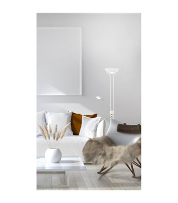 Aneta Nice hvid gulvlampe