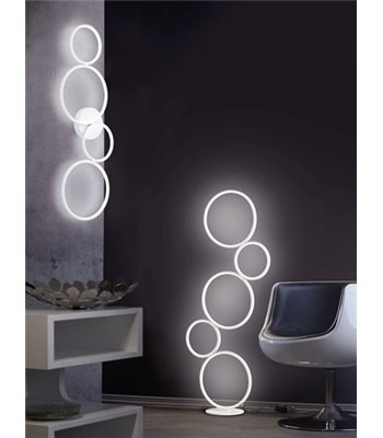 TRIO Rondo mat hvid gulvlampe