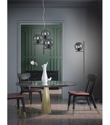 TRIO Pure antracit gulvlampe