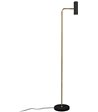 TRIO Marley messing/sort gulvlampe