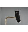 TRIO Marley messing/sort gulvlampe