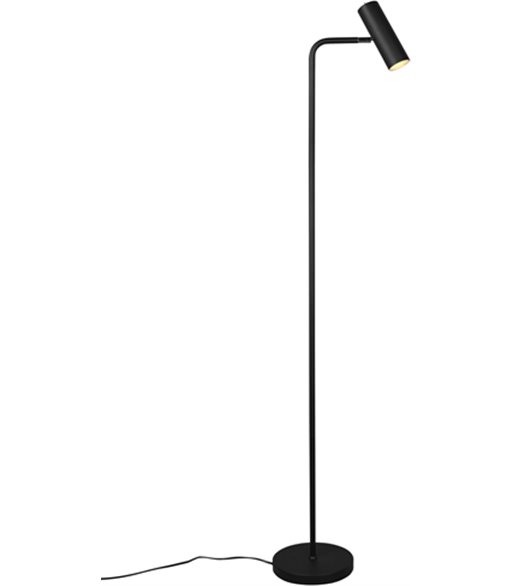 TRIO Marley sort gulvlampe