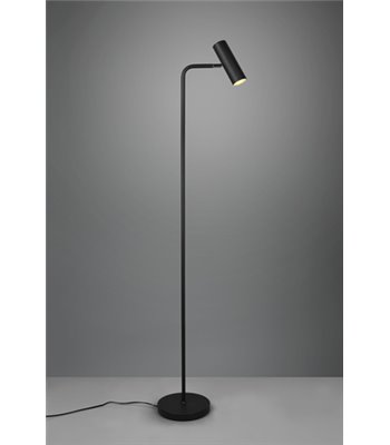 TRIO Marley sort gulvlampe