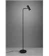 TRIO Marley sort gulvlampe