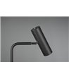 TRIO Marley sort gulvlampe