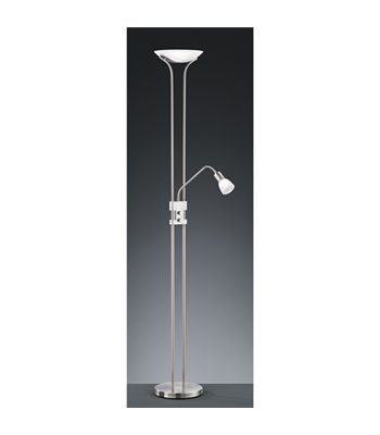 TRIO Santo II nikkel gulvlampe