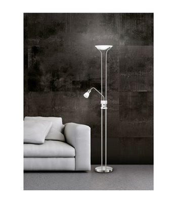TRIO Santo II nikkel gulvlampe