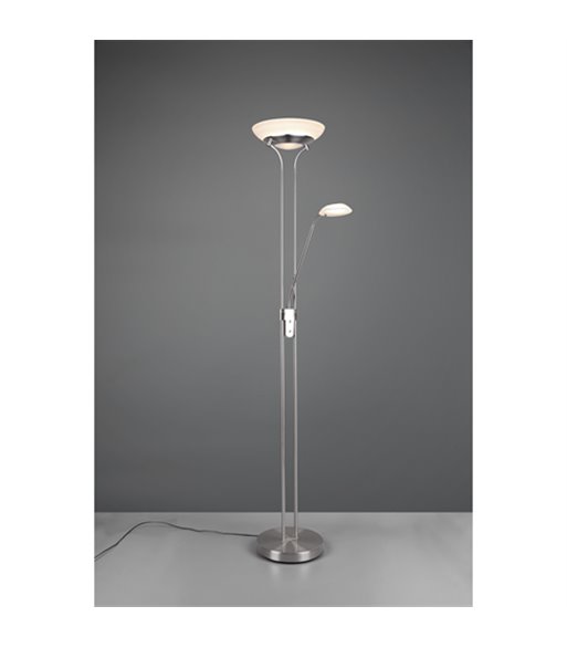 TRIO Orson nikkel gulvlampe