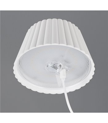 TRIO Suarez hvid gulvlampe portable