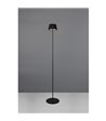 TRIO Suarez sort gulvlampe portable