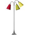 Nielsen Light Trafik krom m/skærme gulvlampe