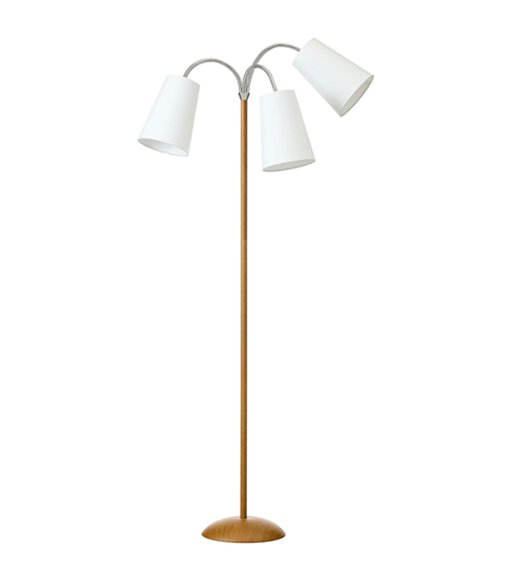 Nielsen Light Salsa trælook gulvlampe