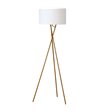 Nielsen Light Uptown trælook m/hvid gulvlampe