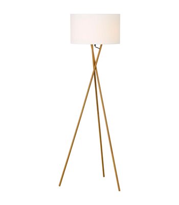 Nielsen Light Uptown trælook m/hvid gulvlampe
