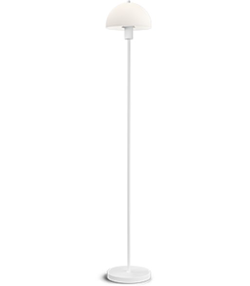Herstal Vienda hvid/opal glas gulvlampe