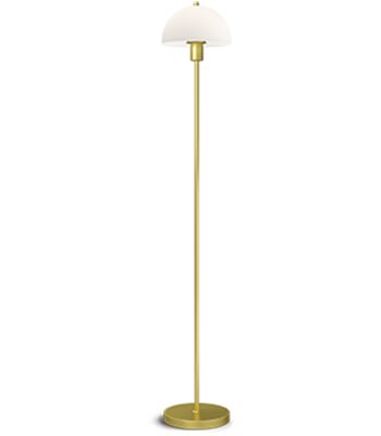 Herstal Vienda messing/opal glas gulvlampe