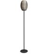 Herstal Tentacle M sort/røgfarvet gulvlampe