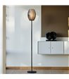 Herstal Tentacle M sort/røgfarvet gulvlampe