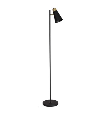 PR Home Vienna 1-arm sort gulvlampe 153075