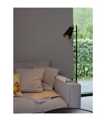 PR Home Vienna 1-arm sort gulvlampe 153075