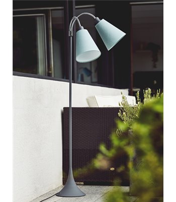 Nielsen Light Fodgænger soft grå uden skærm gulvvlampe