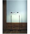 Halo Design Vegas sort 2L gulvlampe