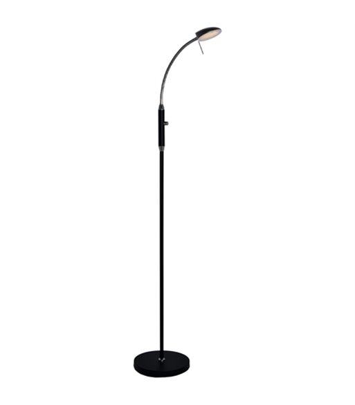 Halo Design Vegas sort gulvlampe