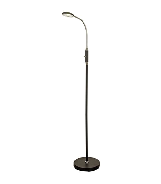 Aneta Hero sort gulvlampe