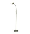 Aneta Pilot antikmessing gulvlampe