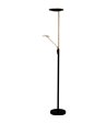 Aneta Cadiz sort/messing uplight gulvlampe