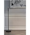 Halo Design Hudson sort gulvlampe