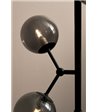 Halo Design Atom røgfarvet/sort gulvlampe