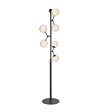 Halo Design Atom opal/sort gulvlampe