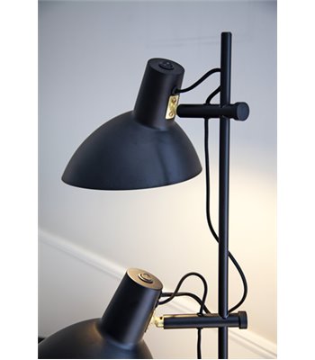 Halo Design Metropole sort gulvlampe 2-arm