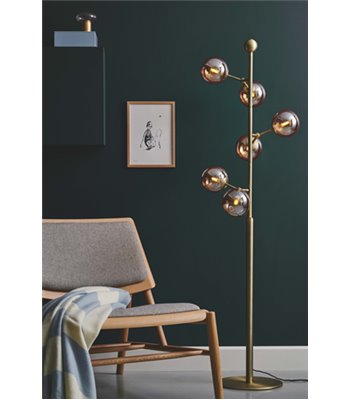 Halo Design Atom antik messing gulvlampe