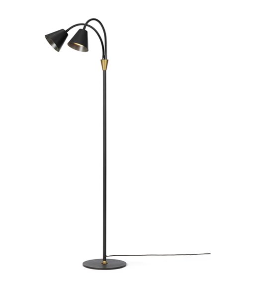 Halo Design Hygge 2 arme grafit sort gulvlampe