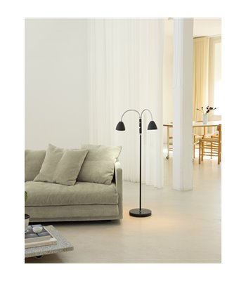 Halo Design Room 2L sort/ chrom gulvlampe