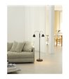 Halo Design Room 2L sort/ chrom gulvlampe