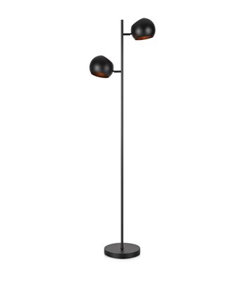 Markslöjd Edgar sort gulvlampe