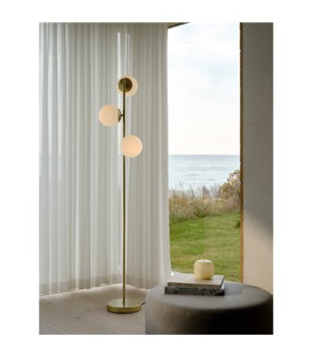 Nordlux Lilly messing gulvlampe