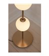 UMAGE Audrey messing/opal gulvlampe