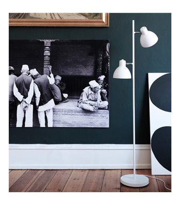 Dyberg Larsen Skagen 2 matt white gulvlampe