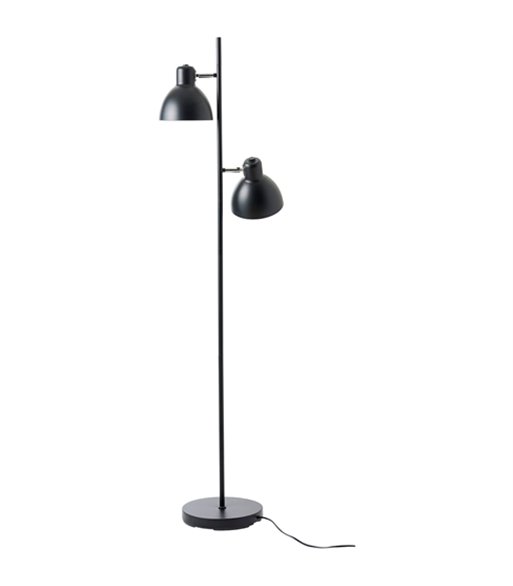 Dyberg Larsen Skagen 2 matt black gulvlampe