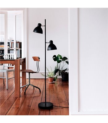 Dyberg Larsen Skagen 2 matt black gulvlampe