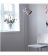 Dyberg Larsen Oslo mat hvid gulvlampe