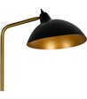 Dyberg Larsen Futura sort/messing gulvlampe