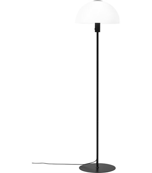 Dyberg Larsen Jazz opal/sort gulvlampe