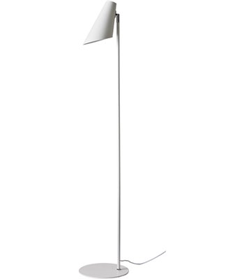 Dyberg Larsen Cale mat hvid gulvlampe