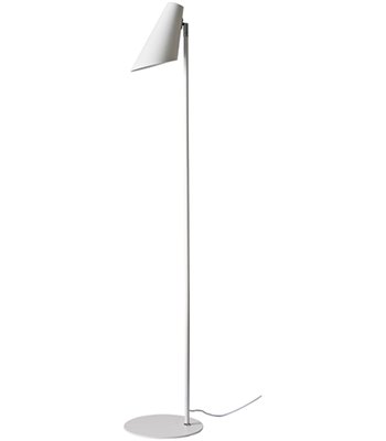 Dyberg Larsen Cale mat hvid gulvlampe